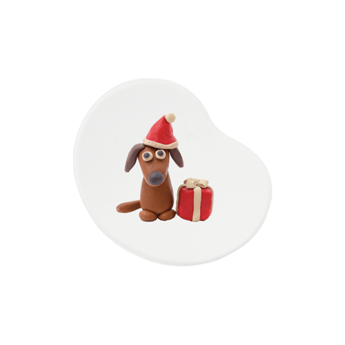 물방울 아크릴 코스터위에 인쇄된 이미지