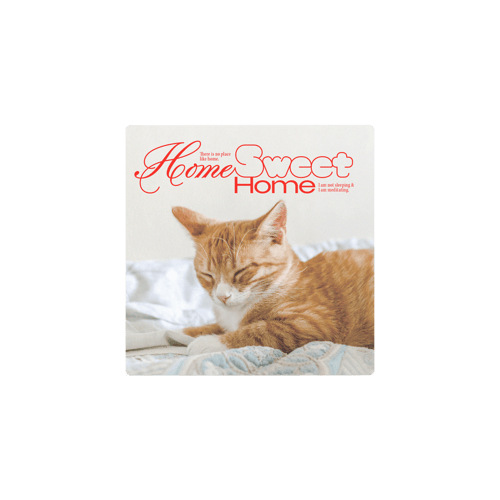 메탈 액자 (5x5 inch) (정방형)위에 인쇄된 이미지