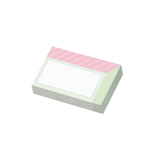 메모패드 (100x70mm) (10권)위에 인쇄된 이미지