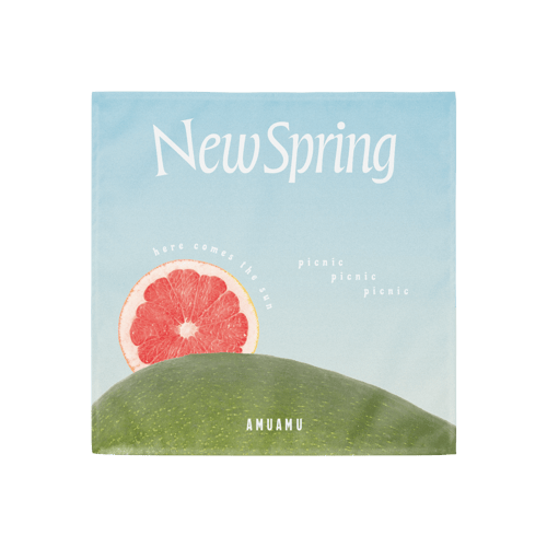 패브릭 포스터 (90x90) (정방형)위에 인쇄된 이미지