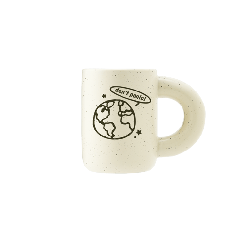 크림마블 라운드 머그위에 인쇄된 이미지