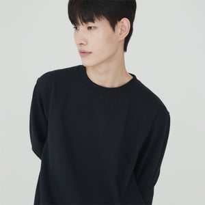 길단 겨울 맨투맨 (기모)의 이미지