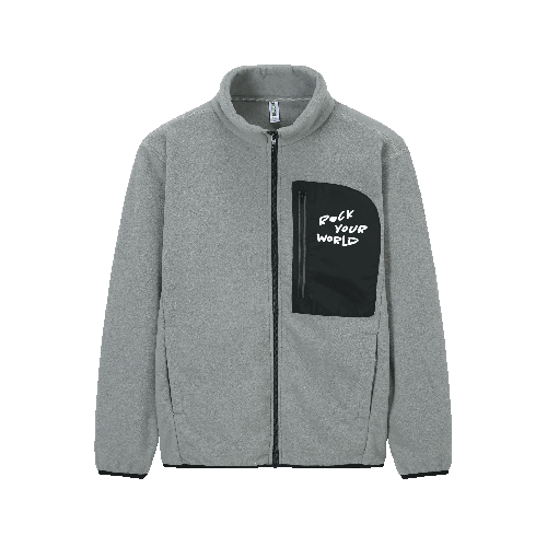 글리머 플리스 집업 자켓위에 인쇄된 이미지