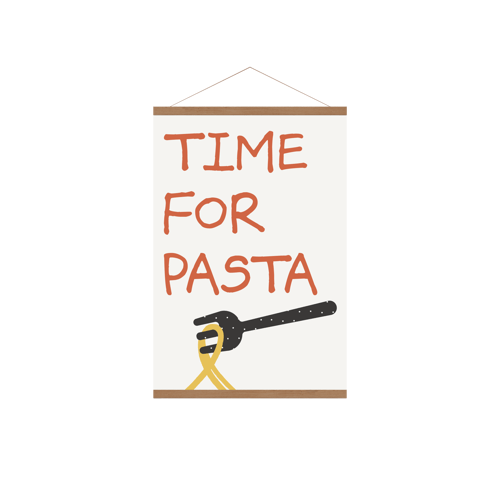 우드 행잉 포스터 (A3)위에 인쇄된 이미지