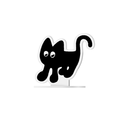 자유형 아크릴 스탠드위에 인쇄된 이미지