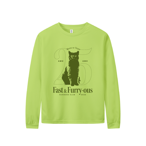 글리머 드라이 긴팔 티셔츠 (기능성)위에 인쇄된 이미지