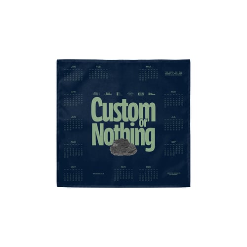 패브릭 캘린더 (45x45) (정방형)위에 인쇄된 이미지