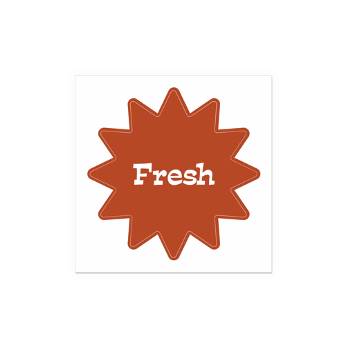 별 싱글 스티커위에 인쇄된 이미지