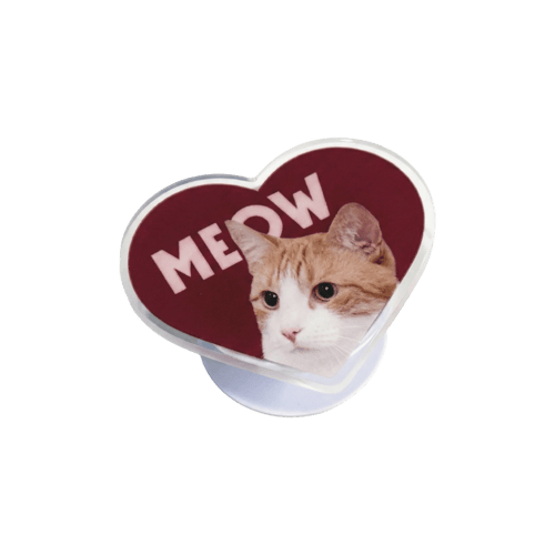 하트 아크릴 스마트톡위에 인쇄된 이미지