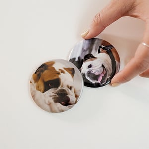 손거울 (거울 버튼)의 이미지