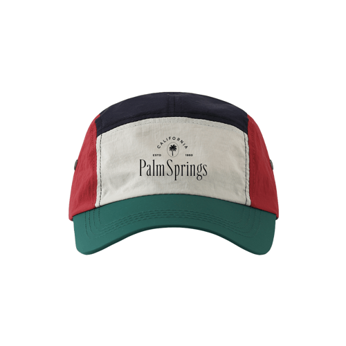 컬러 캠프캡위에 인쇄된 이미지