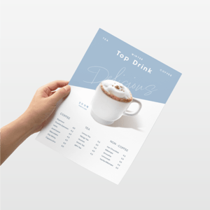 전단지 (단면) (세로)의 이미지