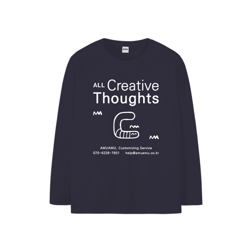 필잇 시그니처 쿨론 긴팔 티셔츠 (기능성)위에 인쇄된 이미지