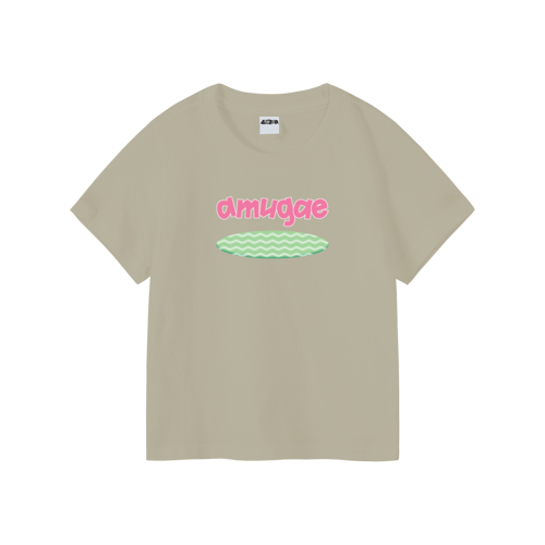 필잇 시그니처 반팔 티셔츠 (30수) (키즈)위에 인쇄된 이미지