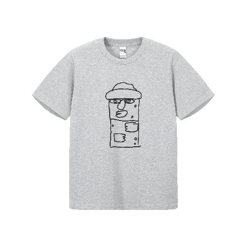 길단 라운드 반팔 티셔츠 (20수)위에 인쇄된 이미지