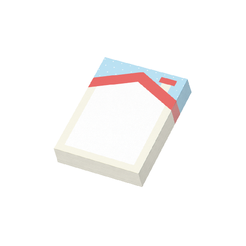 메모패드 (70x100mm) (10권)위에 인쇄된 이미지