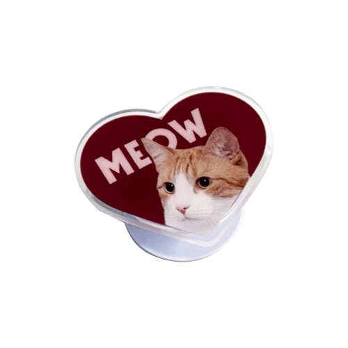 하트 아크릴 스마트톡위에 인쇄된 이미지