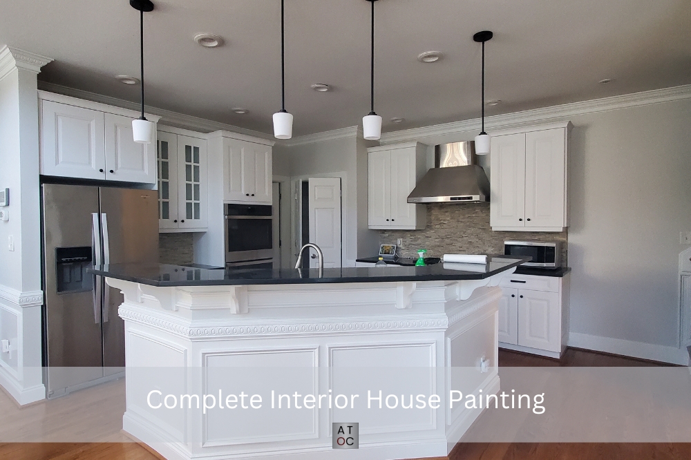 Freshly Painted Home Kitchen