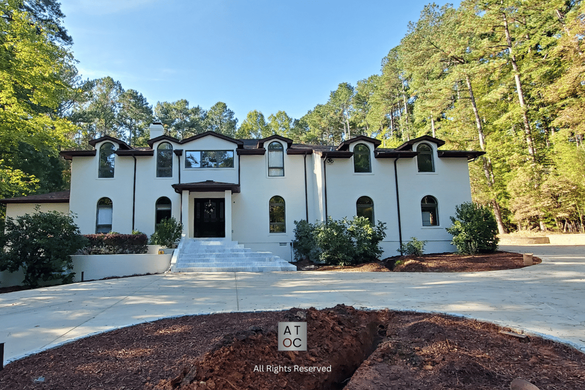 Painted-White-Brick-House