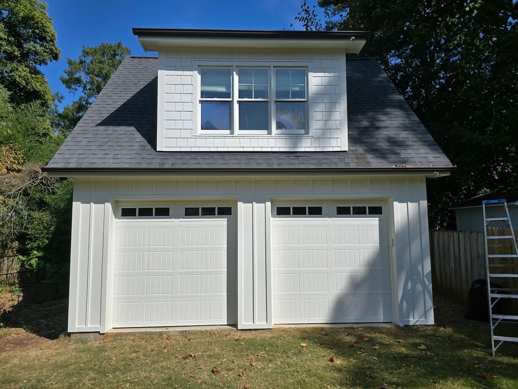 Sherwin-Williams Extra White used on a home exterior in Raleigh.