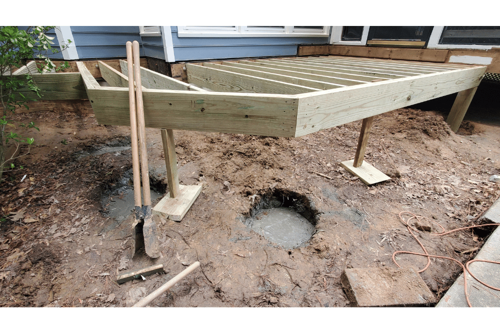 Deck-Substructure-Joists-And-Posts
