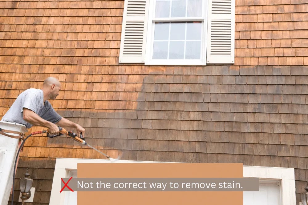 Cleaning-Stained-Cedar-Shakes