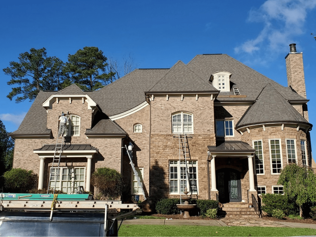 Painting-Trim-On-House