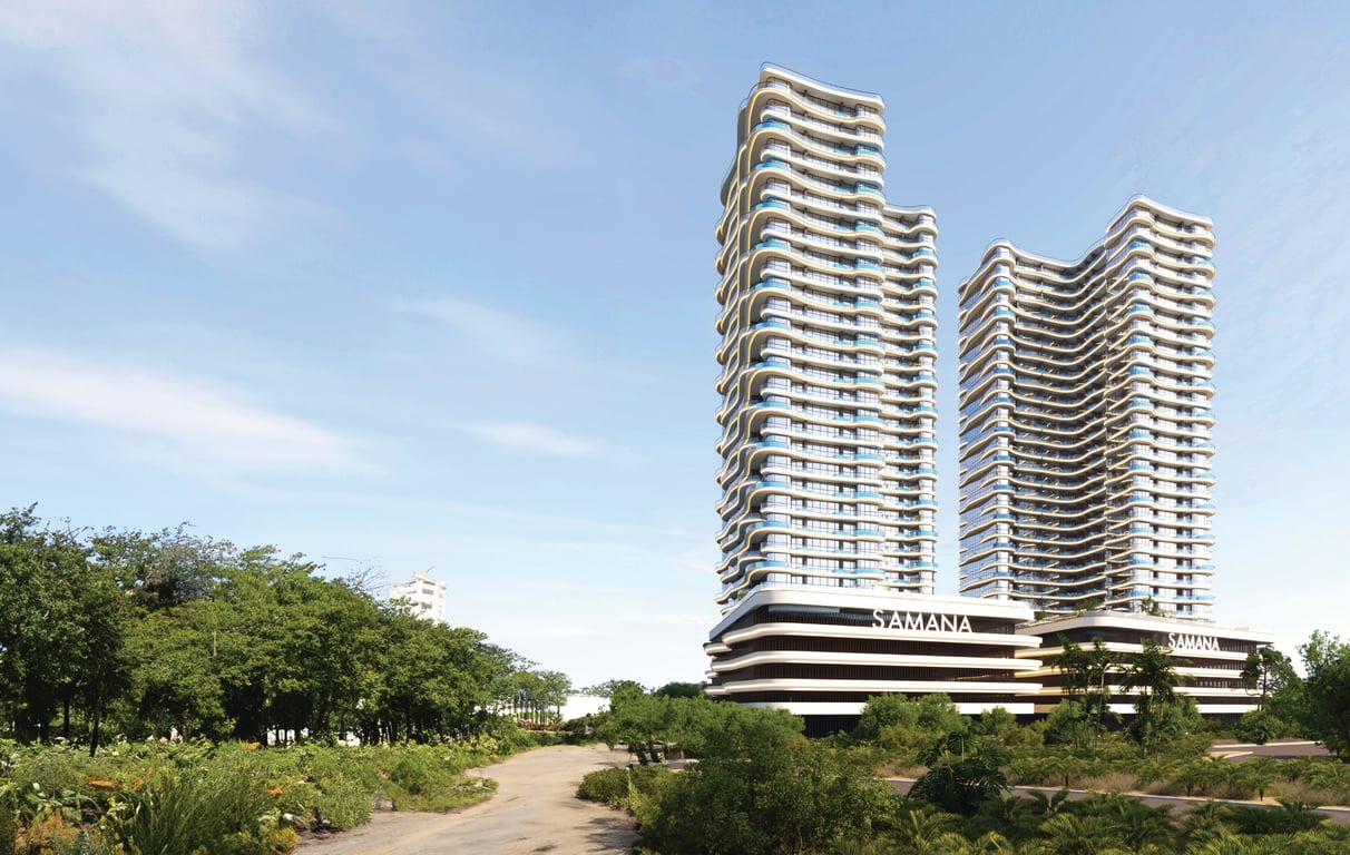 Hauptbild von Samana Barari Twin Towers, einem Projekt von Samana Developers in Majan, VAE