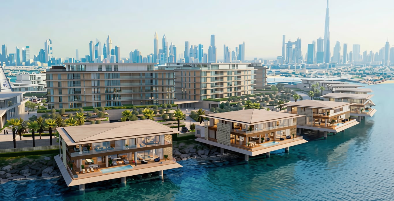 Hauptbild von Bulgari Ocean Mansions, einem Projekt von Meraas Holding in Jumeirah Bay Island, VAE