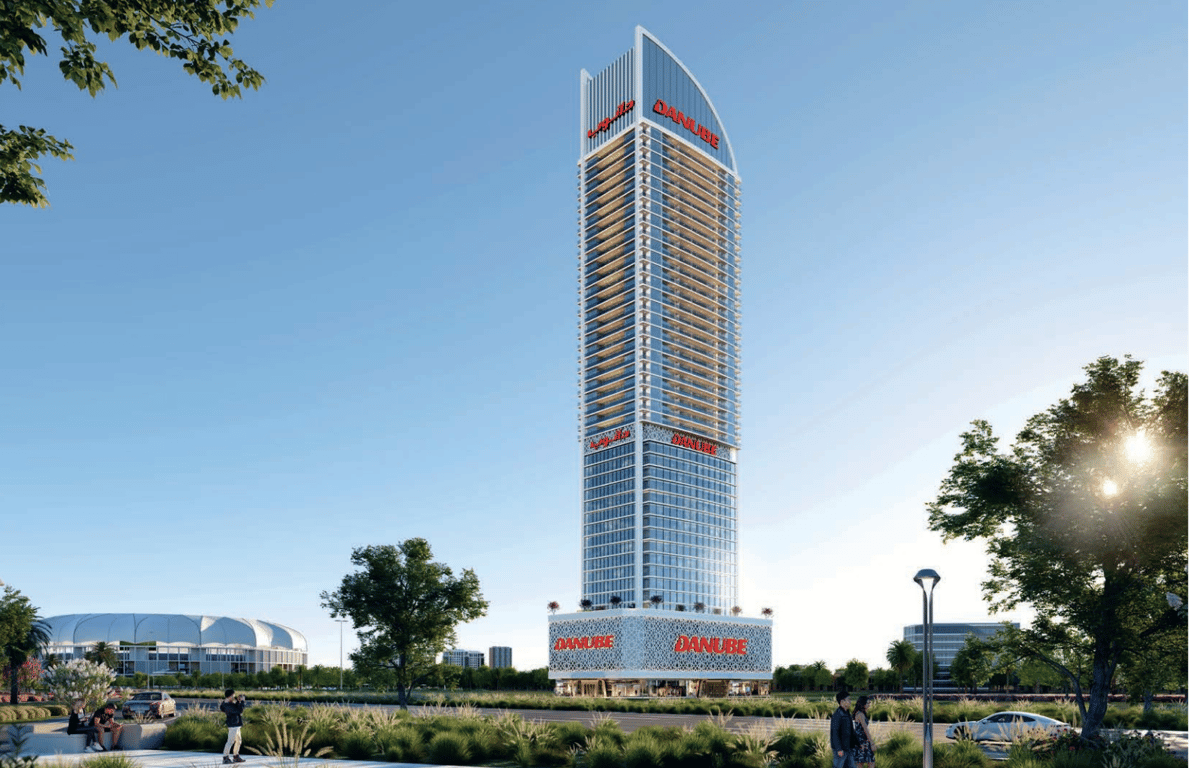 Hauptbild von Aspirz Tower, einem Projekt von Danube Properties in Dubai Sports City, VAE
