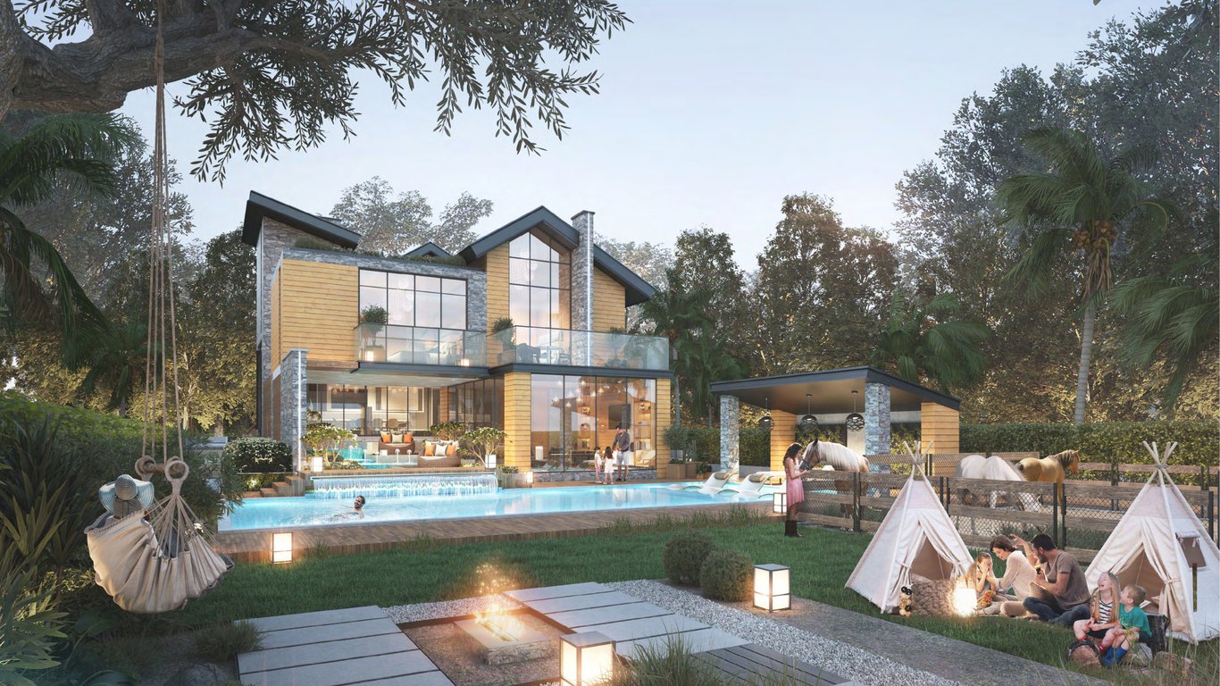 Image principale de The Farmhouses, projet de Damac Properties à Damac Hills 2, EAU