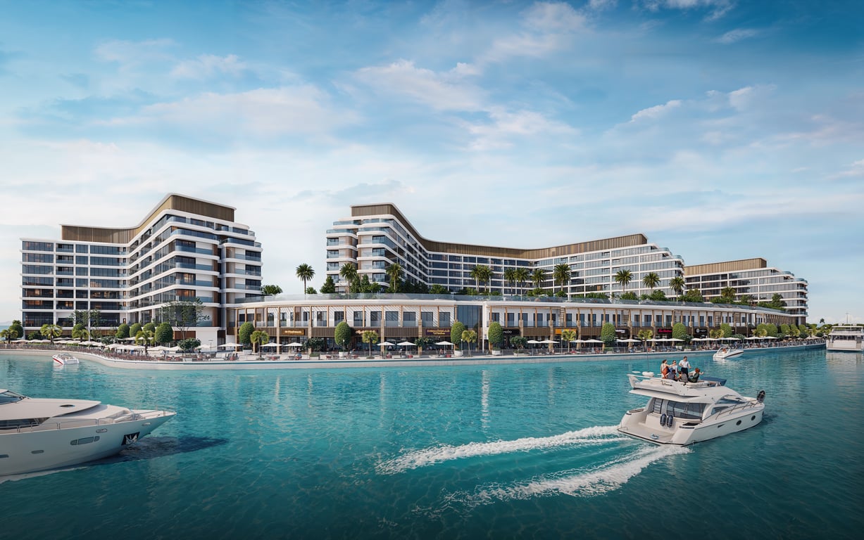 Hauptbild von Bayfront Marina Residences, einem Projekt von Sobha Realty in Umm Al Quwain Marina, VAE