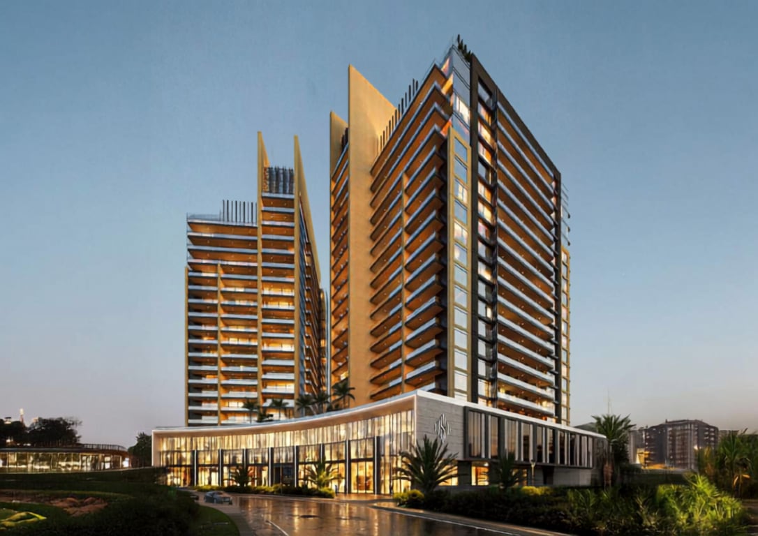 Hauptbild von Butterfly Towers, einem Projekt von Al Sayyah Group in Arjan, VAE