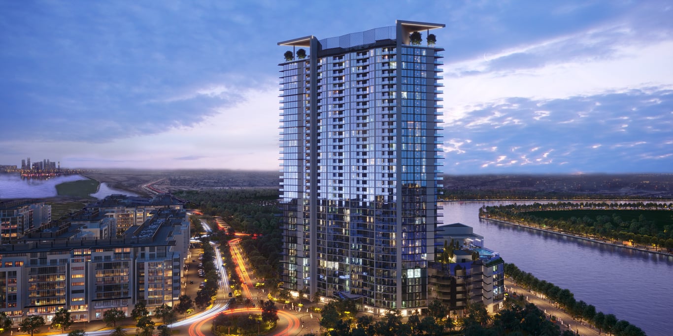 Hauptbild von Sobha Hartland Waves, einem Projekt von Sobha Realty in Mohammed Bin Rashid City, VAE