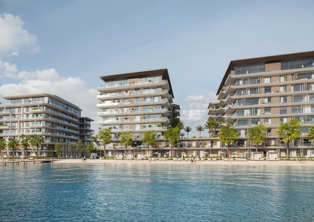 Image principale de Blue Beach Residence, projet de Ajmal Makan à Sharjah Waterfront City, EAU