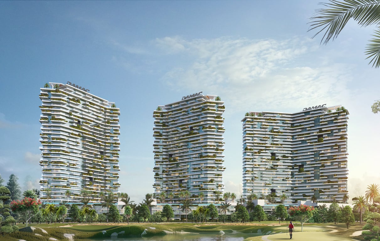 Hauptbild von Golf Greens, einem Projekt von Damac Properties in Damac Hills, VAE