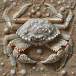 Beachside Masterpieces: Sand Bubbler Crabs' Artistry Enhances Ecosystems image-264