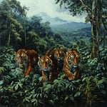 Elusive Tigers of Tanao Sri: Thailand's Hidden Stripes Across Myanmar Border image-617