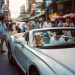 Pattaya's Purrplexing Scene: Lion Cub Rides in Bentley Sparking Legal Upheaval image-744
