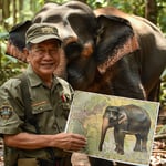 Pol Gen Phatcharavat Wongsuwan Unveils Plans for New Wild Elephant Training Centers in Eastern Thailand image