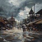 Floods Submerge Sai Lom Joy Market in Chiang Rai: Traders Face Devastating Losses and Ongoing Challenges image