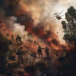 Spain and Morocco Aid Portugal's Wildfire Battle: International Support Brings Hope Amid Devastation image
