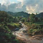 Betong Landslide 2024: Dramatic Impact and Community Response in Yala, Thailand image