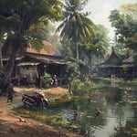 Mysterious Pond Discovery: Unraveling Buriram's Puzzling Motorcycle Incident image