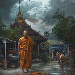 Monk's Mental Health Crisis in Surin: A Call for Better Resources in Thailand image