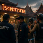Chiang Mai Hospital Drama: Knife-Wielding Man Sparks Panic and Police Intervention image