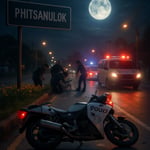 Tragic High-Speed Chase in Phitsanulok Claims Officer's Life: Community Mourns image