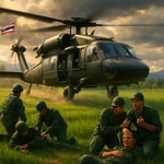 Skyward Heroics in Ubon Ratchathani: Military Helicopter's Miraculous Emergency Landing image