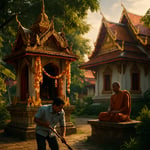 Phisnu's Redemption: From Shrine Thief to Temple Community Service in Sri Racha image