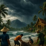 Thailand Weather Alert: Flash Floods and Heavy Rain Predicted in 32 Provinces on July 9, 2025 image